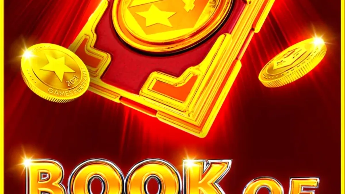 Interface do jogo de slot Book of Money com símbolos clássicos e tema de livro antigo